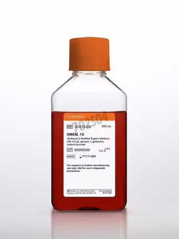 DMEM (4,5 g/L Glucose L-Glutamine et Pyruvate de 500ml 6 bouteilles