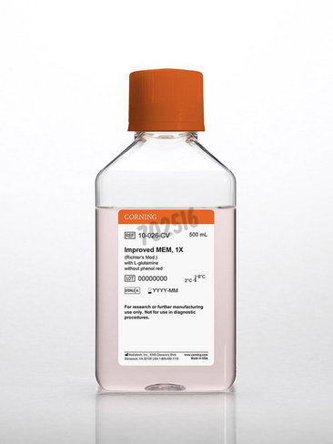 Improved MEM (Mod. de Richter) avec L-Glutamine de phénol 500ml 6 bouteilles
