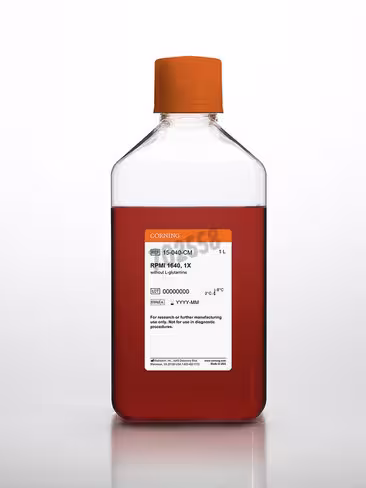 RPMI 1640 1X sans L-Glutamine 1 L 6 bouteilles