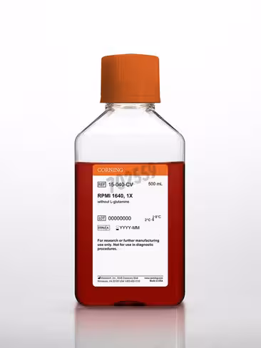 RPMI 1640 sans L-Glutamine 500ml 6 bouteilles