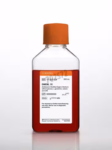 DMEM sans Glucose L-Glutamine et Sodium Pyruvate bouteilles