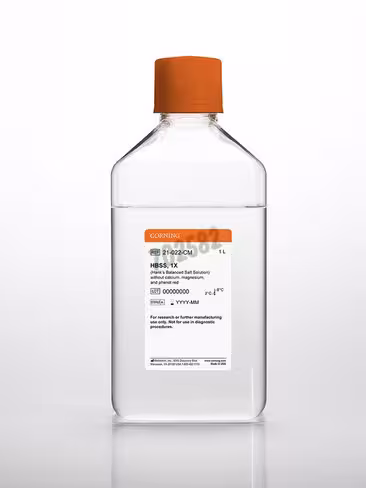 HBSS 1X sans Calcium Magnésium et rouge de phénol bouteilles