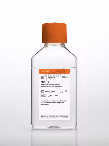 PBS 1X sans Calcium et Magnésium 500mL 6