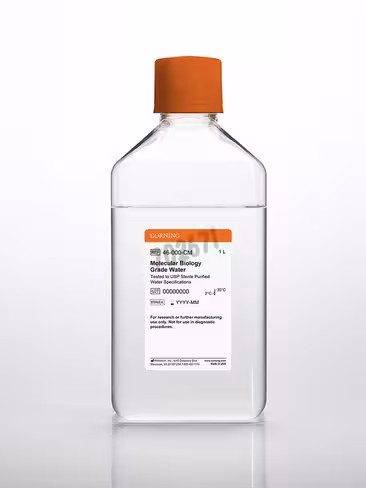 Eau grade biologie moléculaire 1l 6 bouteilles
