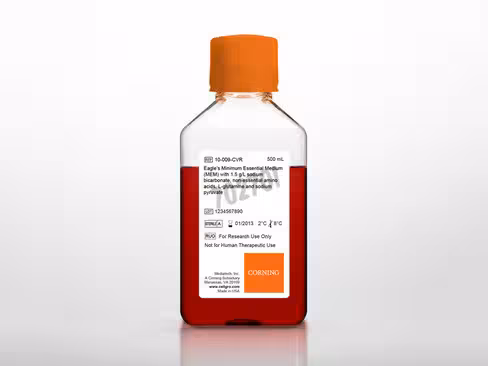 MEM poudre avec sels de Earle et L-Glutamine sans Bicarbonate de Sodium 50 L
