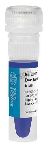 Tampon de charge adn 6x double bleu pour gel d polyacrylamide 10 ml