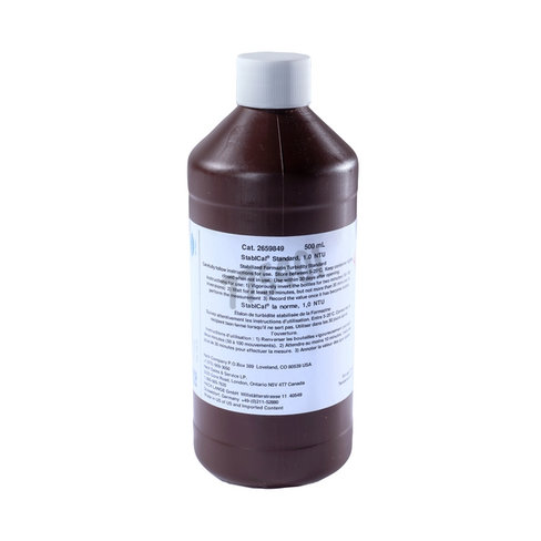 Solution étalon turbidite 10 ntu hach lange 26599 500 mL