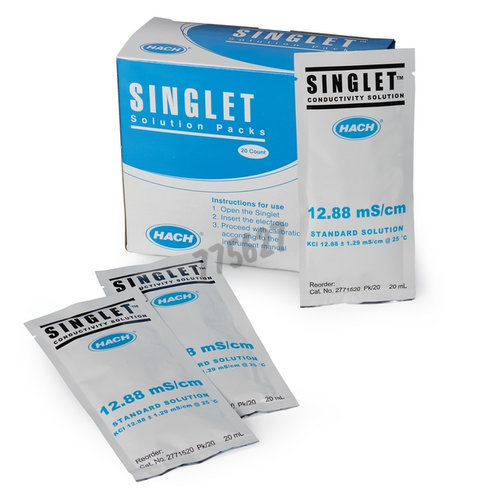 Solution étalon conductivite 12880µs/cm 20 x 20 mL