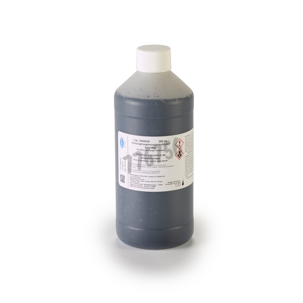 Chlorophosphonazo indicator solution 500 mL