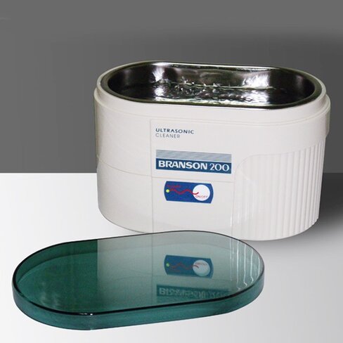 Bain ultrasons Bransonic 200 sans chauffage 0,5 l avec couvercle et panier