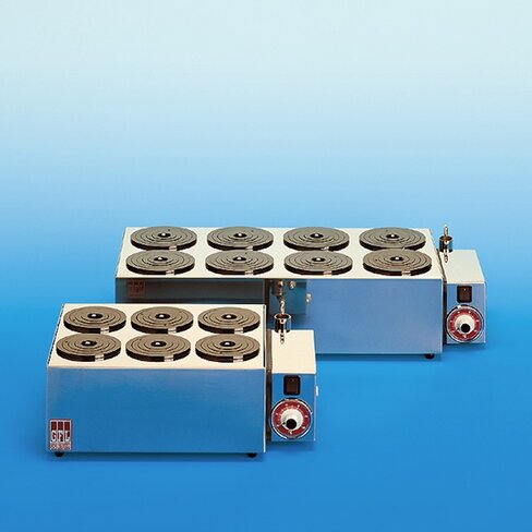 Bain-marie gfl pour hotte avec 6 ouvertures de 90 mm