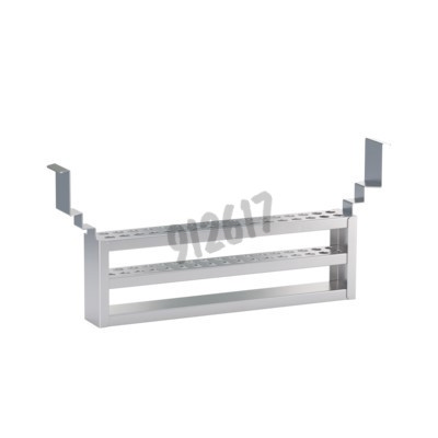 Rack longitudinal 2 rangées pour 40 tubes diam.10mm pour bain-marie WTB6