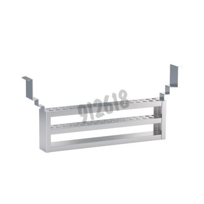 Rack longitudinal 2 rangées pour 40 tubes diam.10mm pour bain-marie WTB11