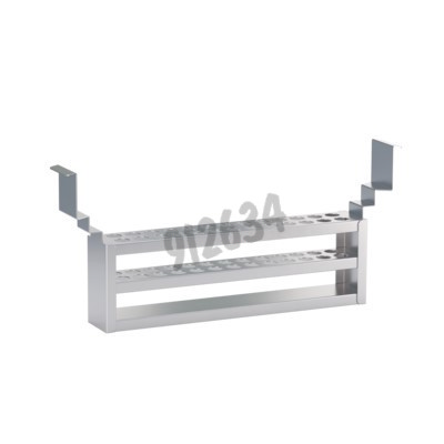 Rack longitudinal 2 rangées pour 24 tubes diam.14,5mm pour bain-marie WTB11