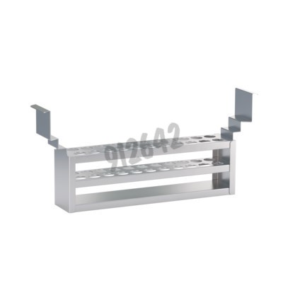 Rack longitudinal 2 rangées pour 24 tubes diam.18mm pour bain-marie WTB11