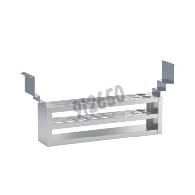 Rack longitudinal 2 rangées pour 20 tubes diam.21mm pour bain-marie WTB11