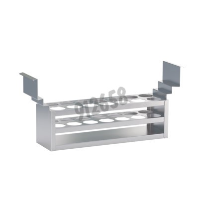Rack longitudinal 2 rangées pour 12 tubes diam.32mm pour bain-marie WTB11