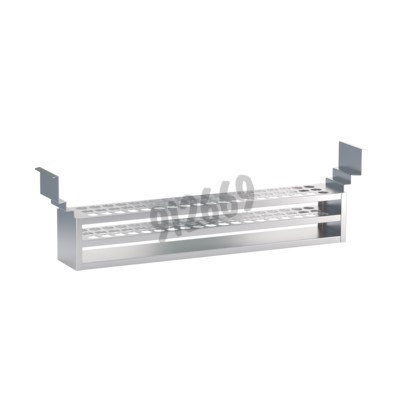 Rack longitudinal 3 rangées pour 36 tubes diam.18mm pour bain-marie WTB15