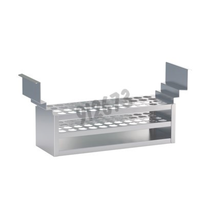 Rack longitudinal 4 rangées pour 44 tubes diam.18mm pour bain-marie WTB6