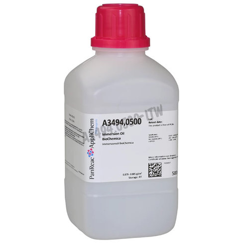 Huile d immersion biochemica 500 ml