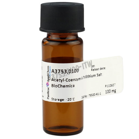 Acétyl-coenzym a trilithium sel biochemica 100 mg