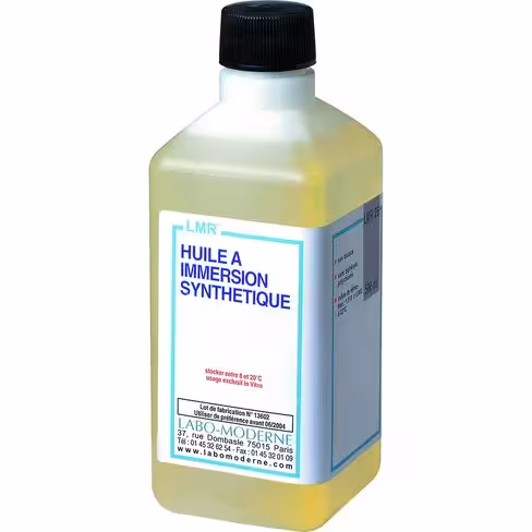 Huile à immersion (IR = 1,513), 60 mL x1