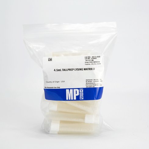Tallprep lysing matrix d 4.5 ml tube 50x4.5ml tubes