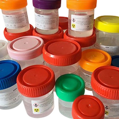 Flacons avec Formol pré-dosé, 150 ml x 50