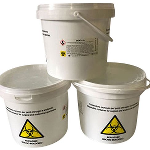 Pots avec Formol pré-dosé, 2000 ml x 6