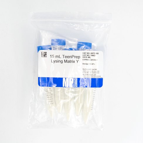 X5 teenprep lysing matrix y 15 ml tubes