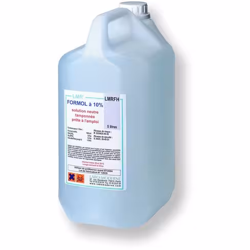 Formol 4% tamponné, 5 l x1