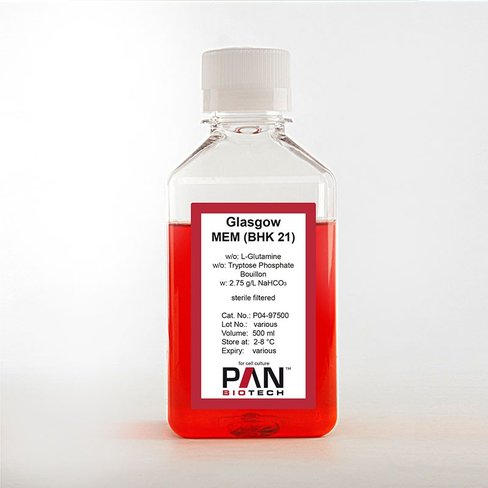 Glasgow-mem (bhk21) w/o l-glutw/o tryptose poudre 10 l