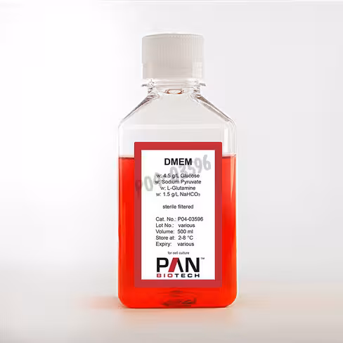 Dmem 4.5g/l glucose avec l-glut sodium pyruvate 1.5g/l nahco3 500 ml