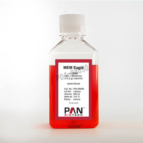 Mem eagle avec ebss sans l-glutamine avec nahco3 500 ml