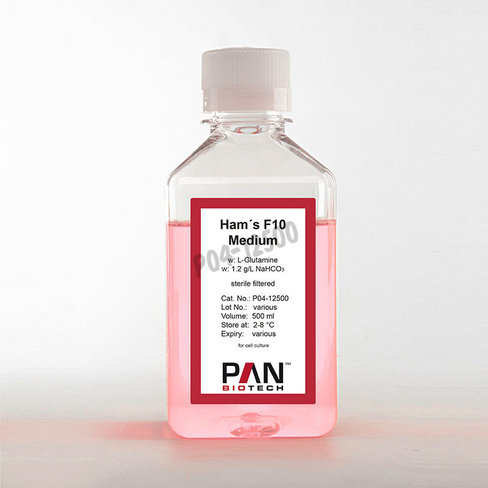 Ham s f10 avec l-glutamine 1.2g/l nahco3 500 ml
