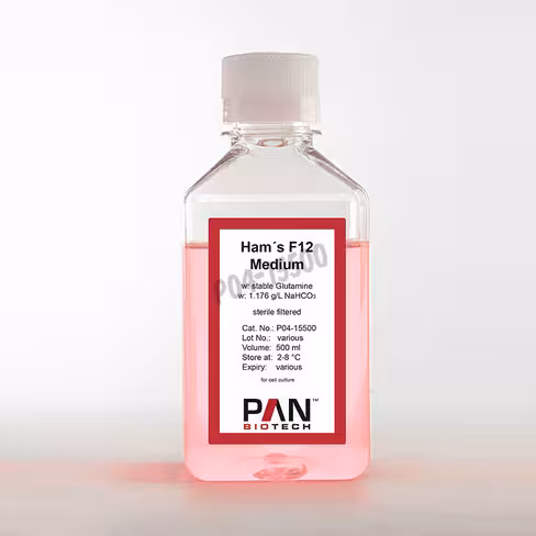 Ham s f12 avec glutamine stable et 1.176g/l nahco3 500 ml