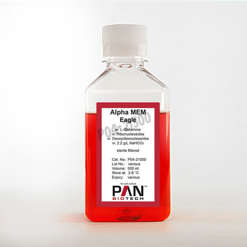 Alpha mem eagle avec l-glutamine ribonucleosides deoxyribonu 500 ml
