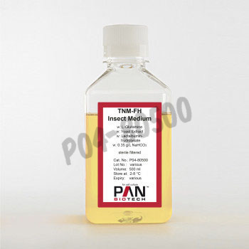 Milieu insecte papillon tnm-fh avec l-glut lact.-hydros 0,35g/l nahco3 500 ml