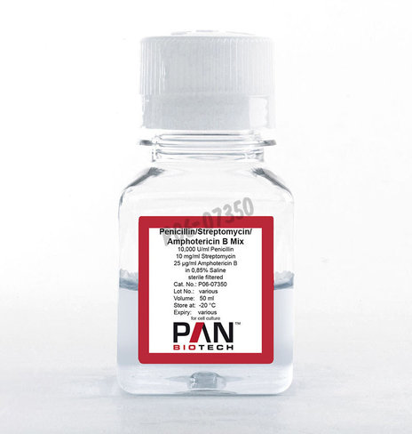 Penicilline/streptomycine/fungizone 10 000 u/10mg/25 µg 50 ml
