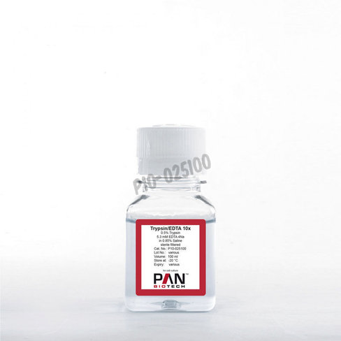 Trypsin (10x) 0.5%/5.3mm edta 4na dans 0.85% saline 100 ml