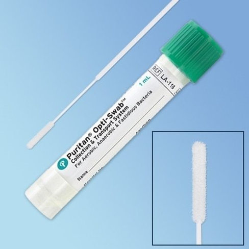 Tubes de transport Puritan 1ml LA Flock Swab Mini-tip