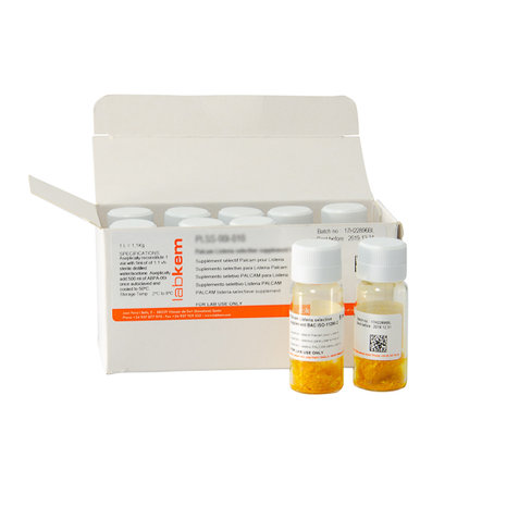 Supplément Sélectif Palcam pour Listeria BAC ISO-11290-2 10 x 10 ml