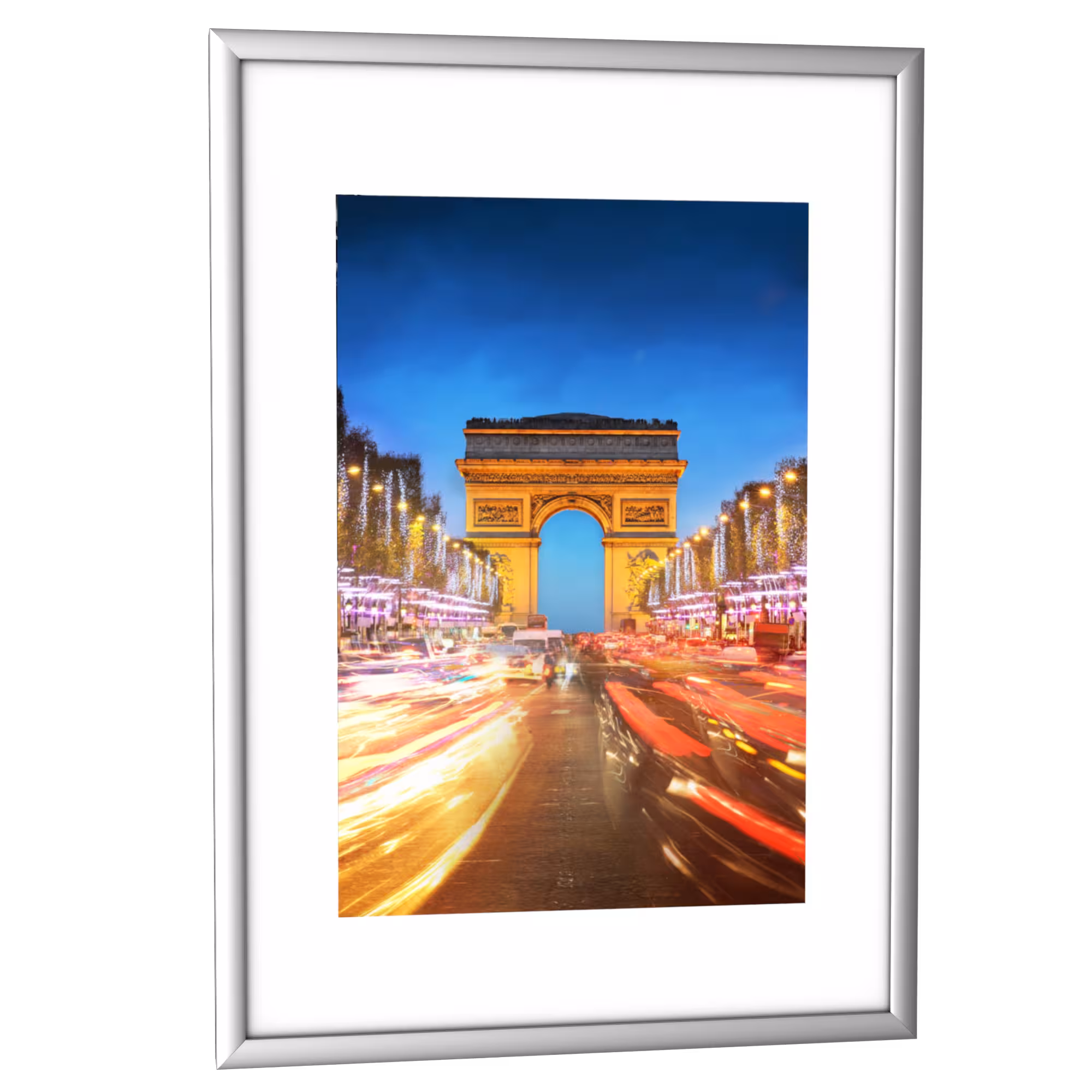 Cadre de décoration A4 - aluminium anodisé - lot de 12