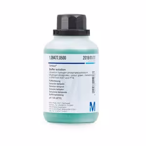 Buffer solution , colour green, traceabl 500 ml