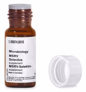Supplément sélectif msrv pour la préparation de 5 l de milieu de culture mrsv 10 VIAL
