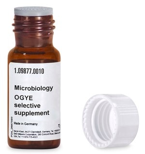 Supplément sélectif ogye pour la préparation de 5 l d agar ogy 10 VIAL