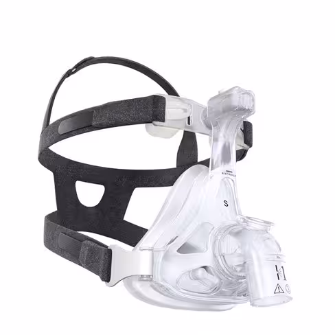 Masque naso-buccal AF541, coussinet gel et voile silicone, coude fuite 1, EE, taille L, lot de 10