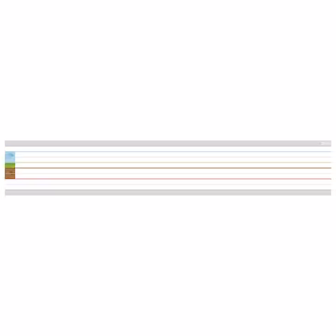 Bande lignée magnétique - 26 lettres grand format - lot de 2