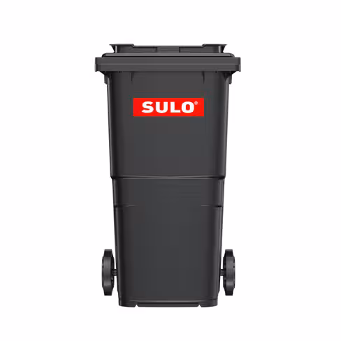 Conteneur - plastique recyclé - 240 l - 2 roues