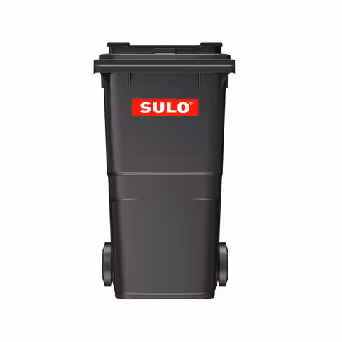 Conteneur - plastique recyclé - 360 l - 2 roues